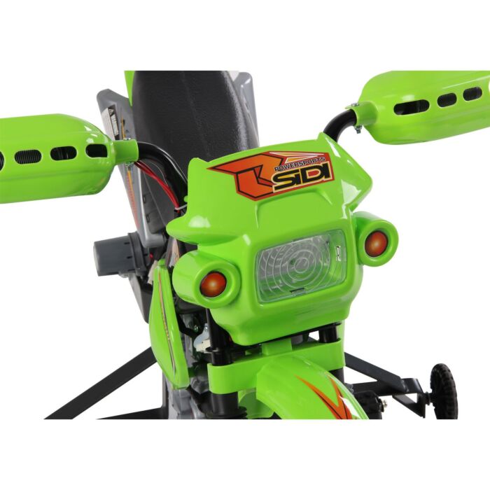 Homcom Kids Electric Motorbike Child Ride On Motorcycle 6v Battery Scooter (green)