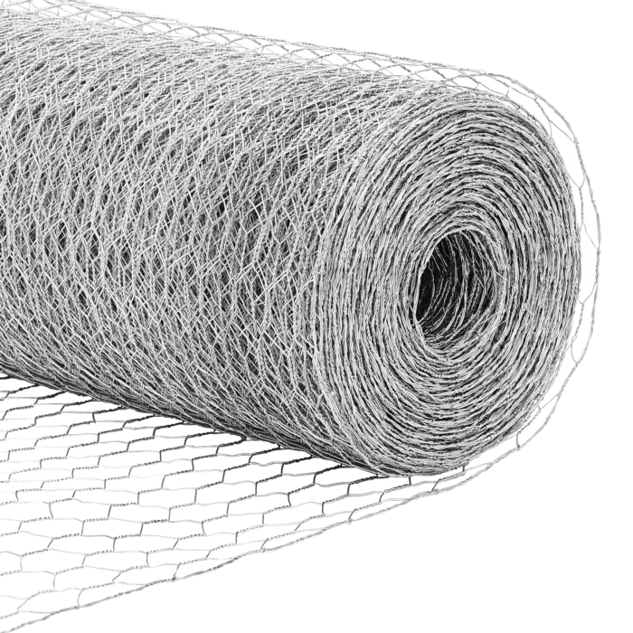 Vidaxl Fence Posts 22 Pcs U-channel 120 Cm Galvanised Steel, Vidaxl Hexagon Fence 1,2x100 M Galvanised Steel