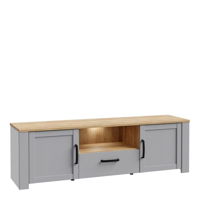 Bohol Tv Unit In Riviera Oak/grey Oak