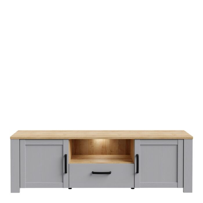 Bohol Tv Unit In Riviera Oak/grey Oak