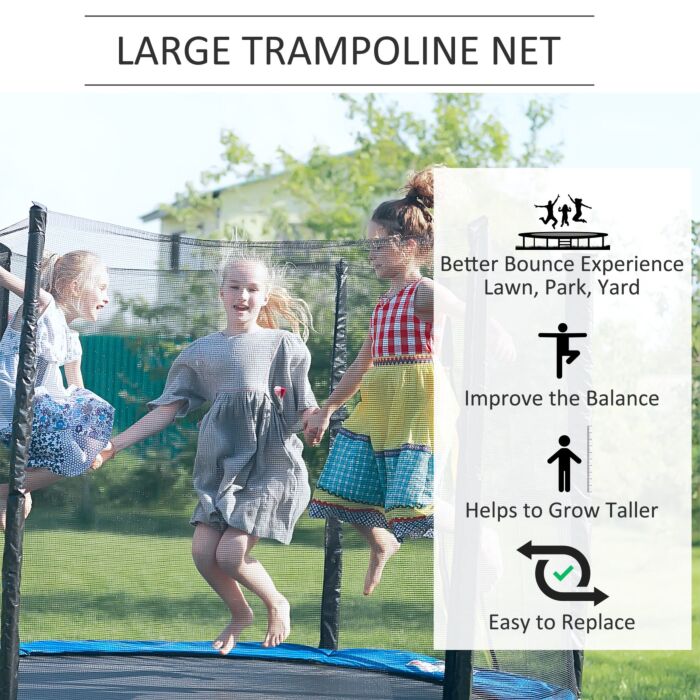 Homcom 13ft Trampoline Enclosure Net