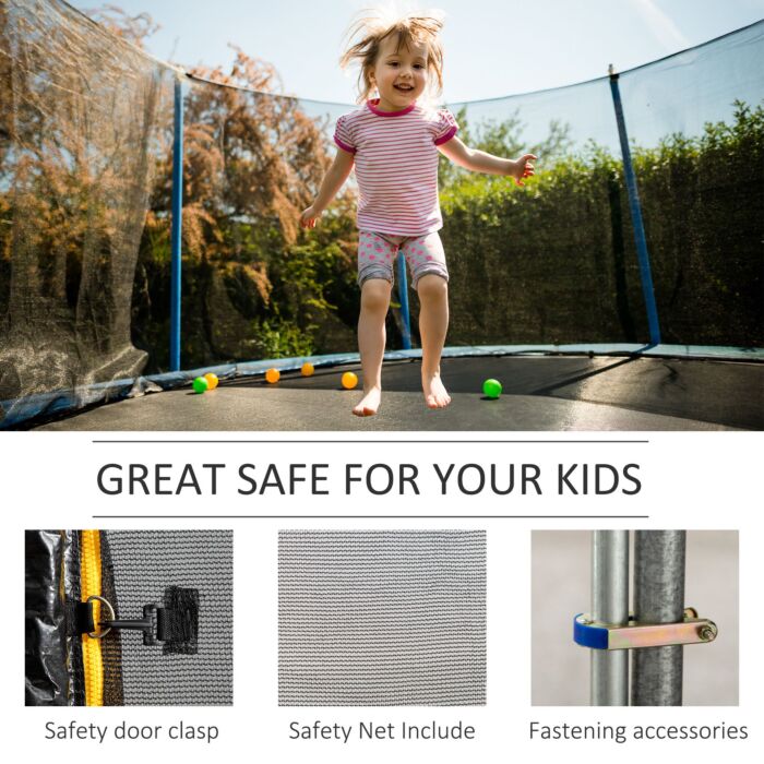 Homcom 13ft Trampoline Enclosure Net