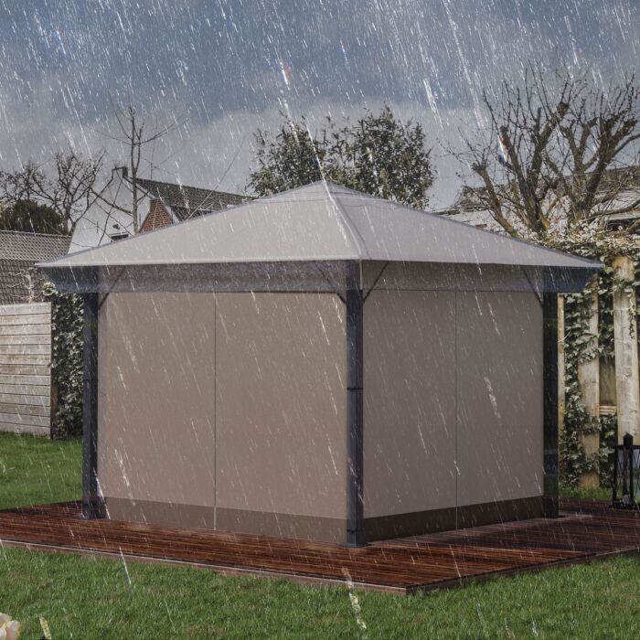 Outsunny 3 X 3 (m) Gazebo Protective Cover, Waterproof Cover For Gazebo, Canopy, And Tent