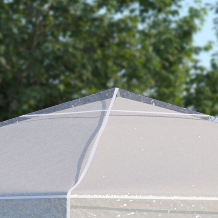 Outsunny 3 X 3 (m) Gazebo Protective Cover, Waterproof Cover For Gazebo, Canopy, And Tent