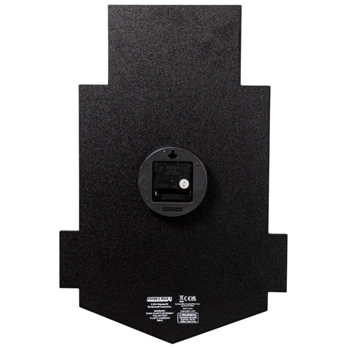 Minecraft Xl Premium Metal Wall Clock