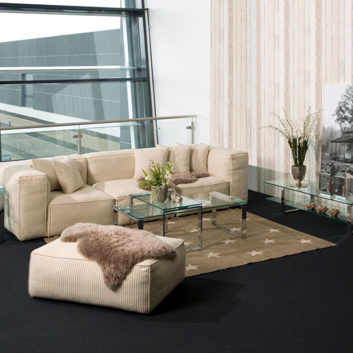 Katrine Coffee Table Set With Glass Top