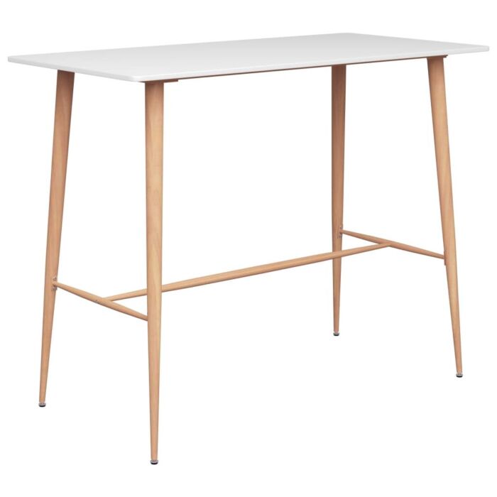 Vidaxl 5 Piece Bar Set White