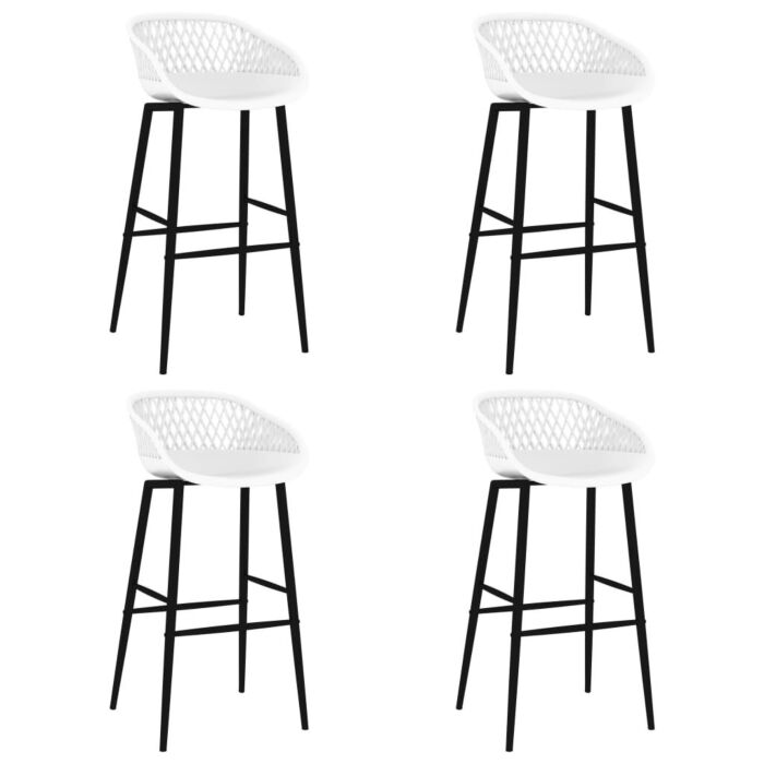 Vidaxl 5 Piece Bar Set White