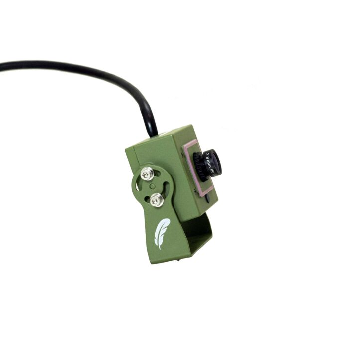 Green Feathers Bird Box Camera Hd Deluxe Bundle Network Cable Connection