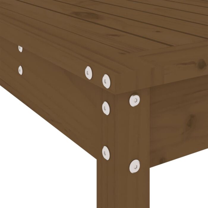 Vidaxl 5 Piece Garden Bar Set Honey Brown Solid Wood Pine