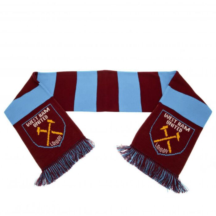 West Ham United Fc Narrow Bar Scarf