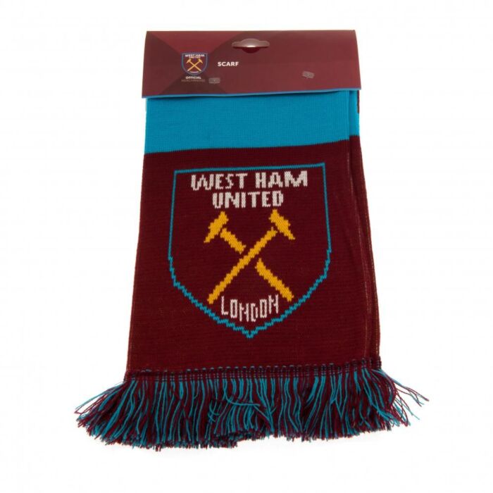 West Ham United Fc Narrow Bar Scarf