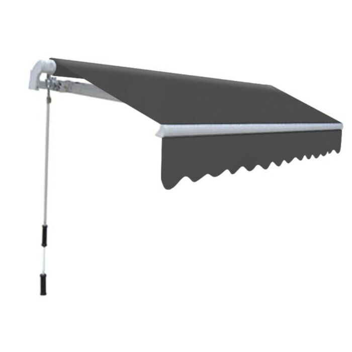 Vidaxl Folding Awning Manual Operated 300 Cm Anthracite