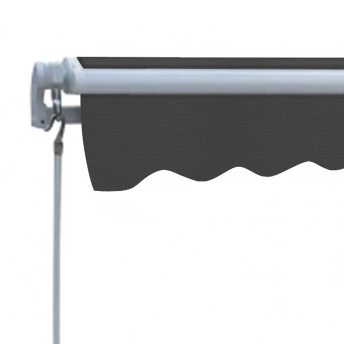 Vidaxl Folding Awning Manual Operated 300 Cm Anthracite