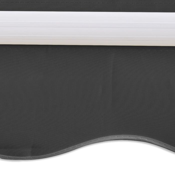Vidaxl Folding Awning Manual Operated 300 Cm Anthracite