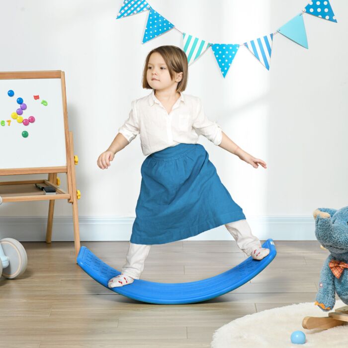 Zonekiz Balance Board, Kids Wobble Board, For Ages 3-6 Years - Dark Blue