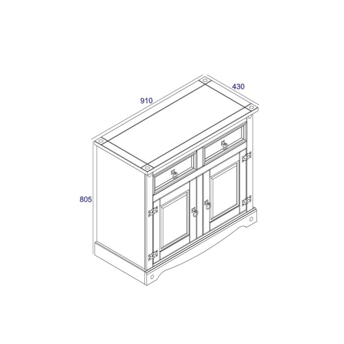 Corona Small Sideboard