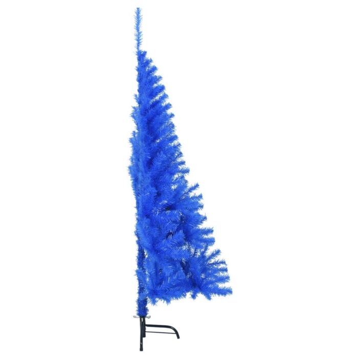 Vidaxl Artificial Half Christmas Tree With Stand Blue 150 Cm Pvc