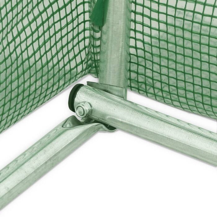 Vidaxl Greenhouse With Steel Frame Green 30 M² 6x5x2.3 M