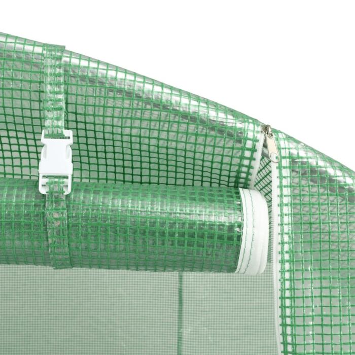 Vidaxl Greenhouse With Steel Frame Green 30 M² 6x5x2.3 M