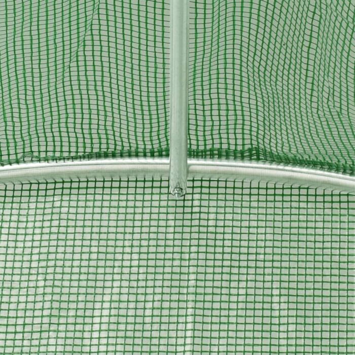 Vidaxl Greenhouse With Steel Frame Green 30 M² 6x5x2.3 M