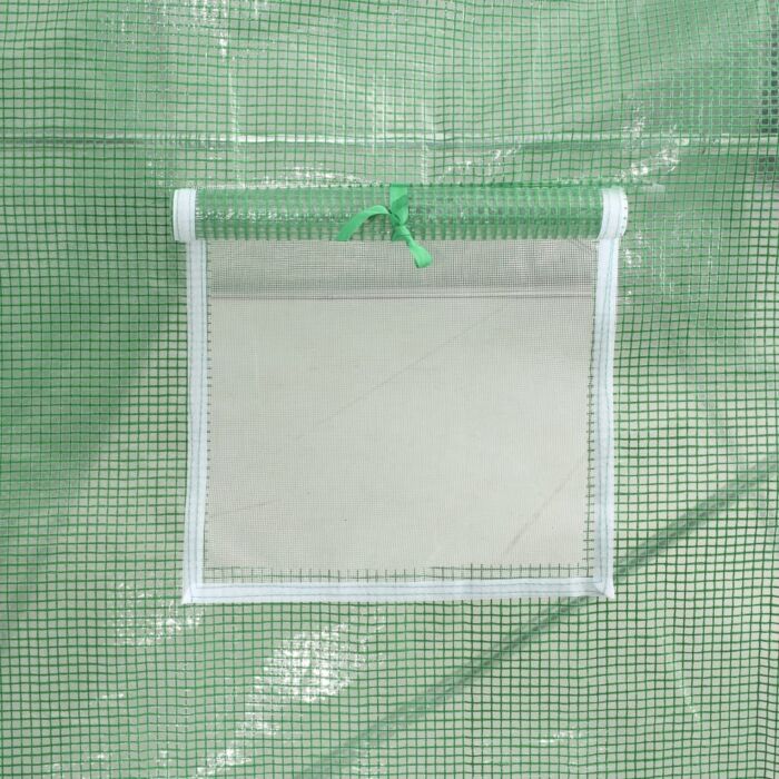 Vidaxl Greenhouse With Steel Frame Green 30 M² 6x5x2.3 M