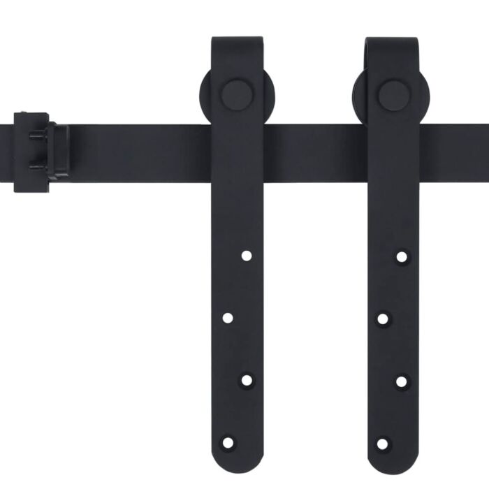 Vidaxl Mini Sliding Cabinet Door Kit Carbon Steel 200 Cm