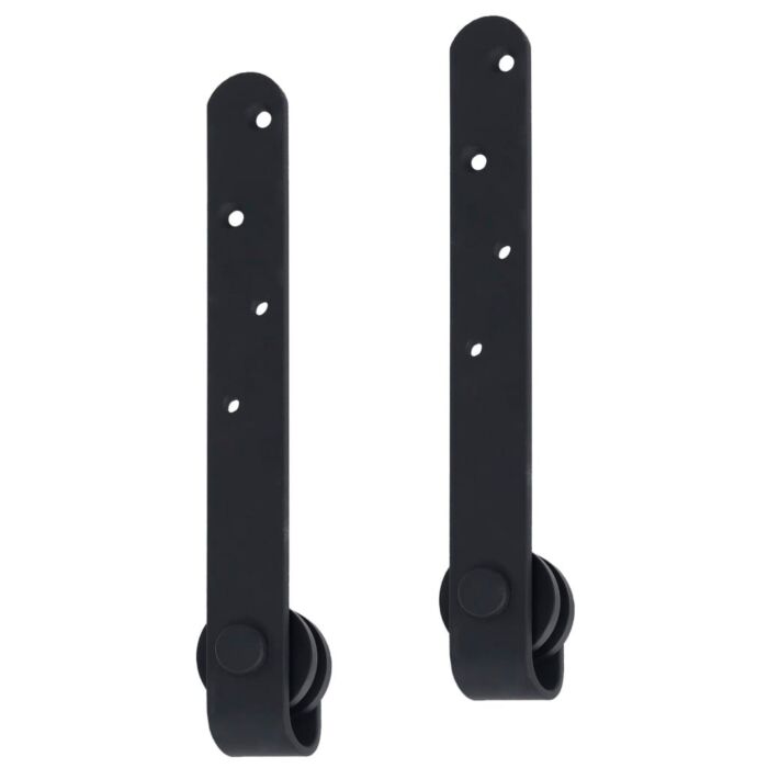 Vidaxl Mini Sliding Cabinet Door Kit Carbon Steel 200 Cm