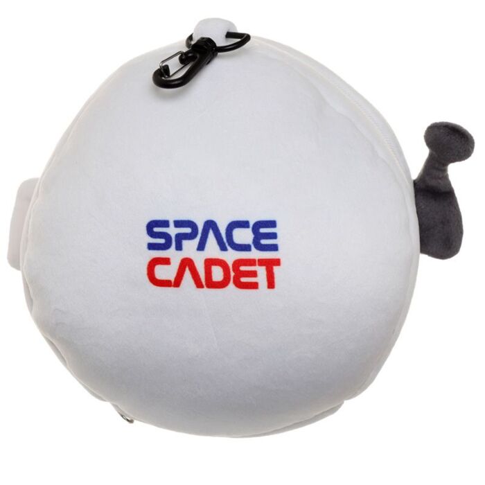 Space Cadet Relaxeazzz Plush Round Travel Pillow & Eye Mask Set