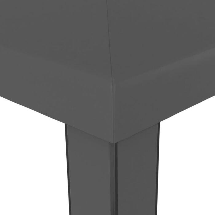 Vidaxl Gazebo With Double Roof 3x6 M Anthracite