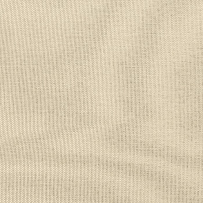 Vidaxl Box Spring Bed With Mattress Cream 90x200 Cm Fabric
