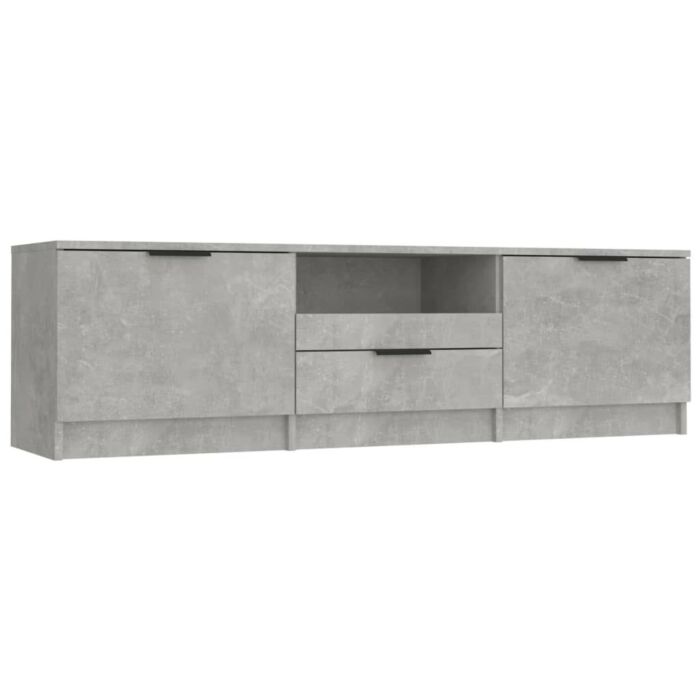 Vidaxl Tv Cabinet Concrete Grey 140x35x40 Cm Engineered Wood