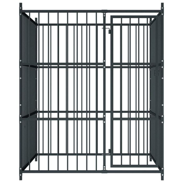 Vidaxl Outdoor Dog Kennel 150x150x185 Cm