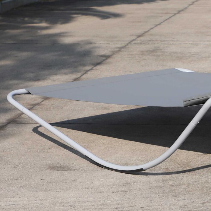 Outsunny Outdoor Double Rocking Bed Hammock-grey