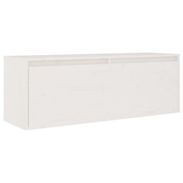 Vidaxl Tv Cabinets 6 Pcs White Solid Wood Pine