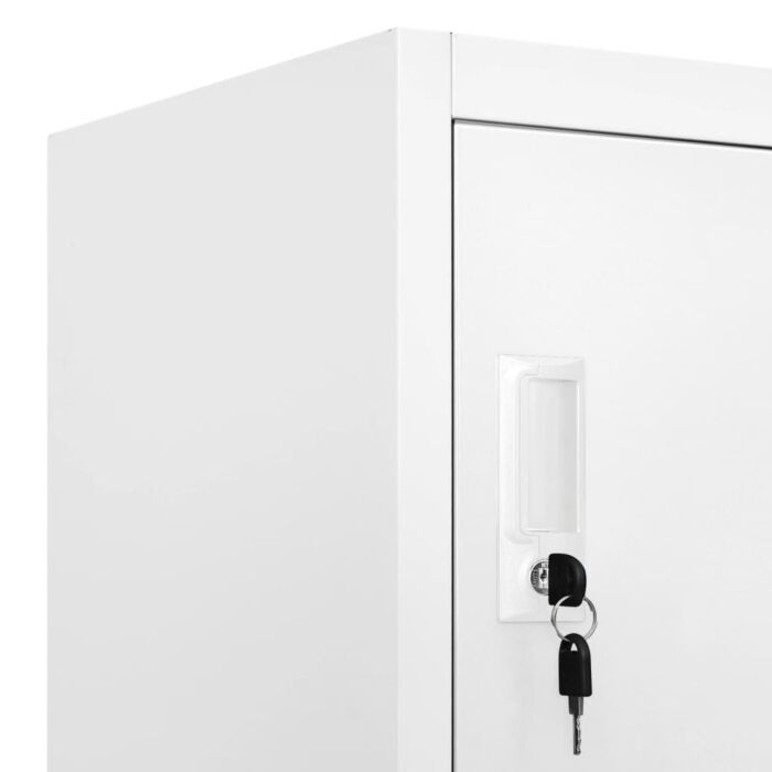 Vidaxl Locker Cabinet With 12 Compartments 90x45x180 Cm
