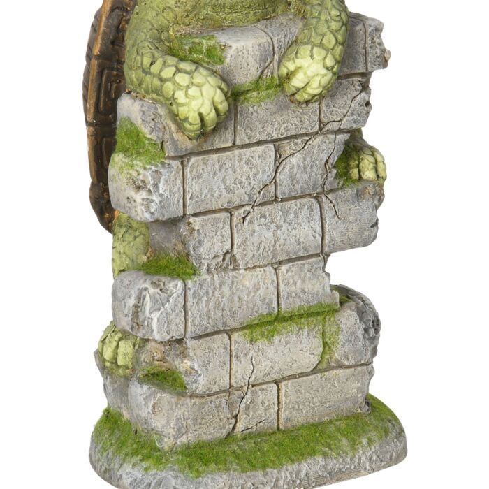 Outsunny Vivid Tortoise Art Sculpture With Solar Led Light, Colourful Garden Statue, Outdoor Ornament Home Decoration For Porch, Grass