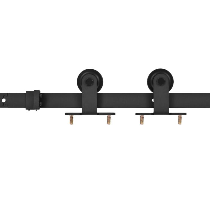 Vidaxl Sliding Door With Hardware Set 90x205 Cm Esg Glass&aluminium