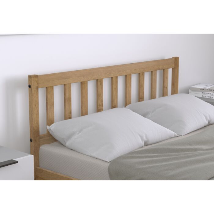 Lisbon Small Double Bed Brown