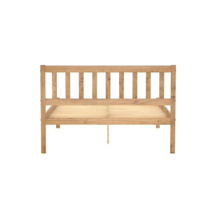 Lisbon Small Double Bed Brown