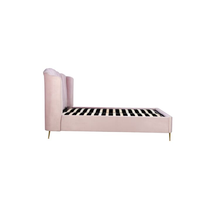 Lottie Double Ottoman Bed Pink