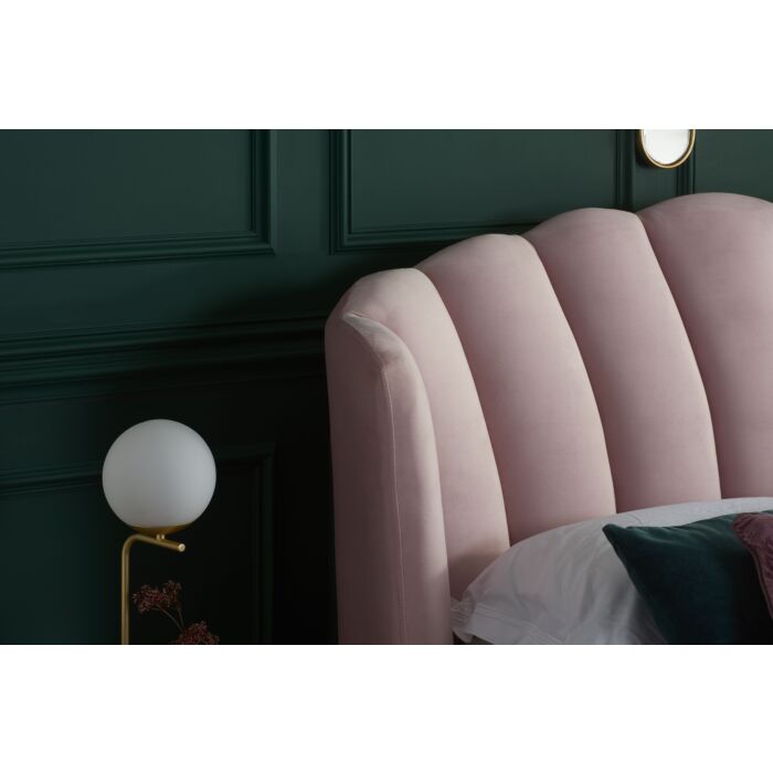 Lottie Double Ottoman Bed Pink