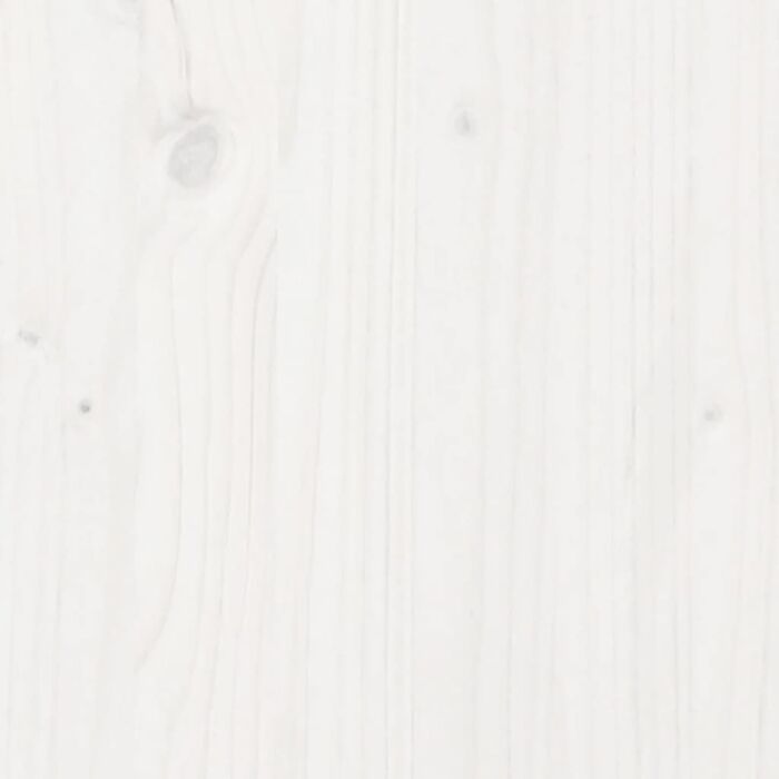 Vidaxl Bed Frame Without Mattress White 160x200 Cm Solid Wood Pine