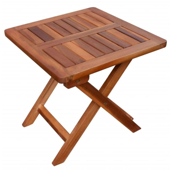 Vidaxl Sun Loungers 2 Pcs With Table Solid Acacia Wood