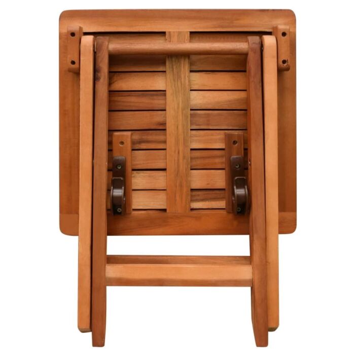 Vidaxl Sun Loungers 2 Pcs With Table Solid Acacia Wood