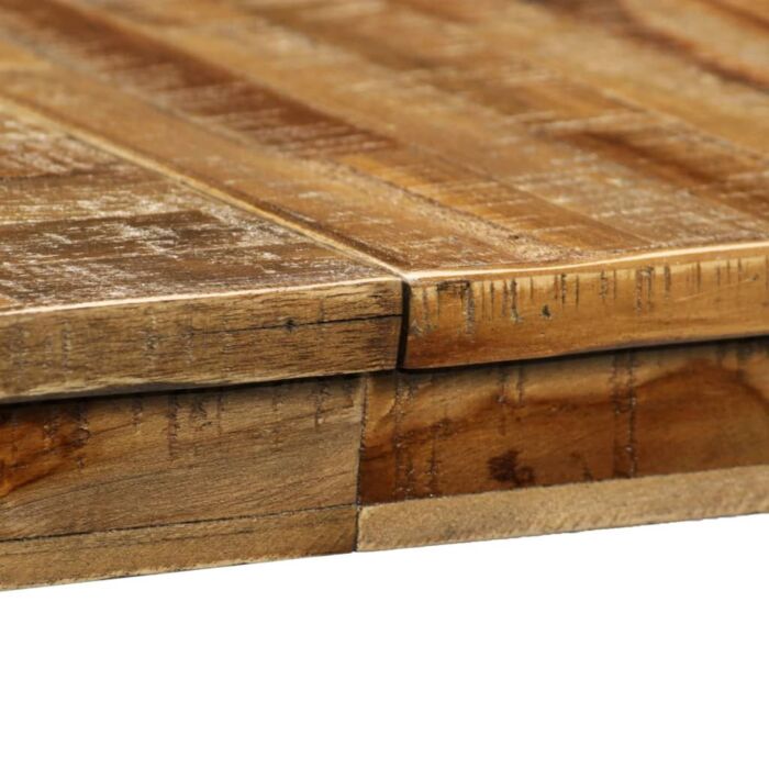 Vidaxl Dining Table Reclaimed Teak And Steel 180x90x76 Cm