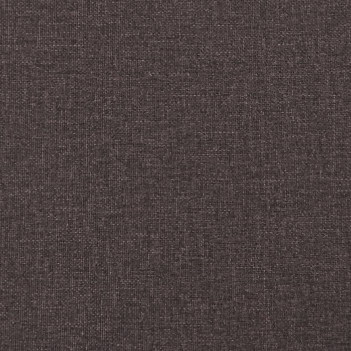 Vidaxl Box Spring Bed With Mattress Dark Brown 120x200 Cm Fabric