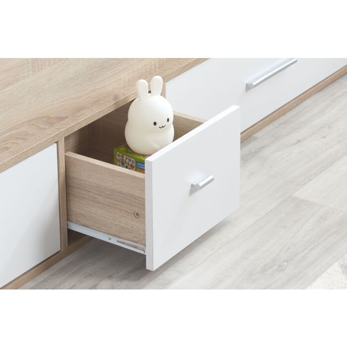 Camden Cabin Bed White & Oak Effect