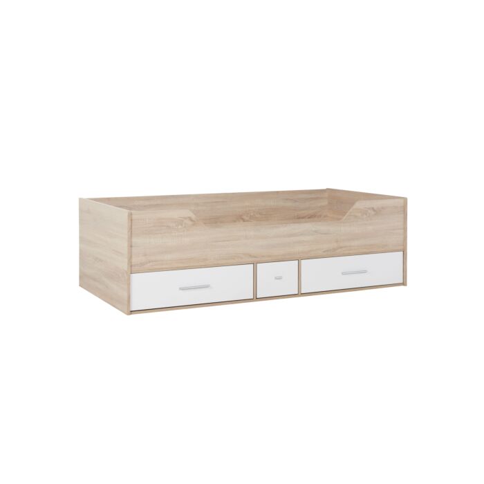 Camden Cabin Bed White & Oak Effect