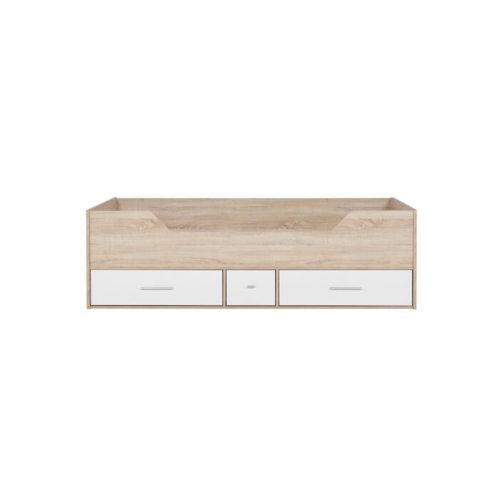 Camden Cabin Bed White & Oak Effect